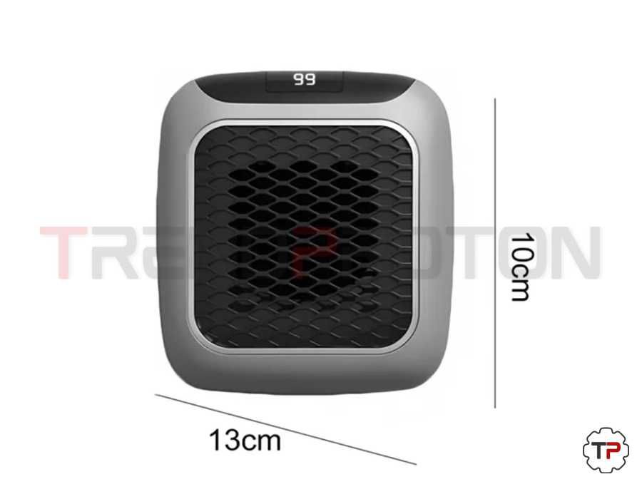 Mini Aquecedor de Tomada c/ Comando/800w (2 envio grátis)