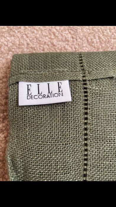 Poszewka ozdobna lniana