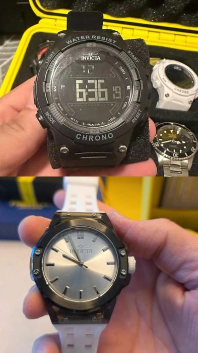 2 relógios ínvicta na caixa novo