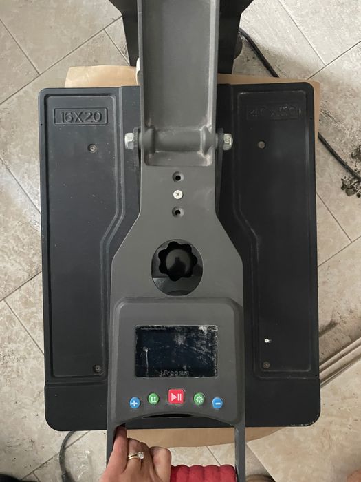 Prensa de estampagem 40x50cm automática