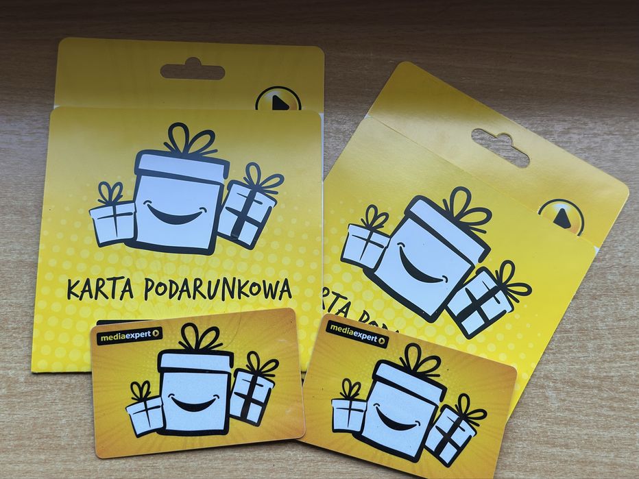 Karty podarunkowe mediaexpert 275zł