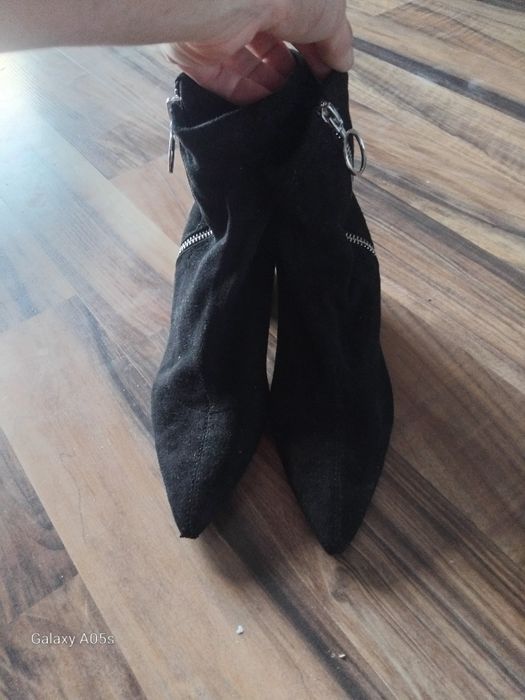 Botki skarpetowe skarpeta stradivarius