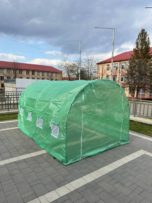 ПОЛЬСЬКА теплиця парник з плівкою і вікнами. Теплица. Пленка. Плівка