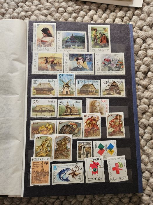 Polskie znaczki pocztowe - klaser