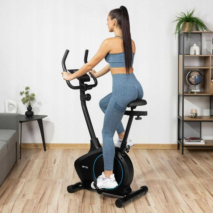 Велотренажер Gymtek XB1400 До 150 кг. (Польща) Магнітний велотренажер для дому. Маховик 8кг. Велотренажер магнитный