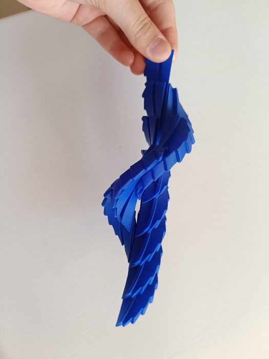 Um brinquedo anti-stress super giro, impresso numa impressora 3D.