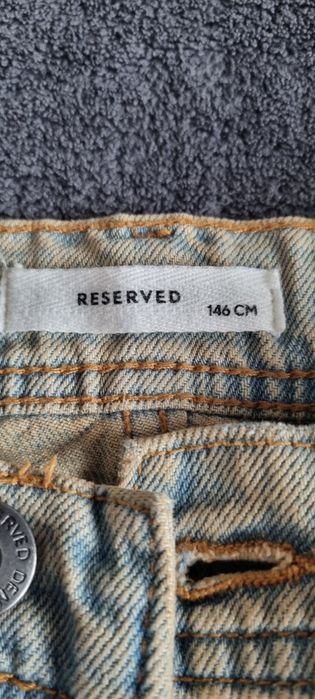 Spodenki jeansowe chłopięce r. 146