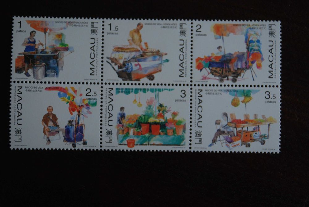 selos novos de Macau