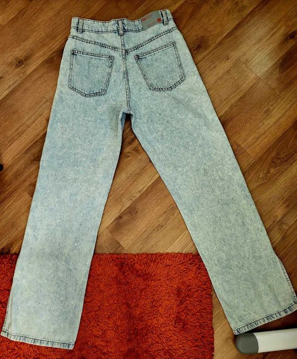 Джинсы wide leg с разрезом. 38 р. Бренд FB Sister, Германия