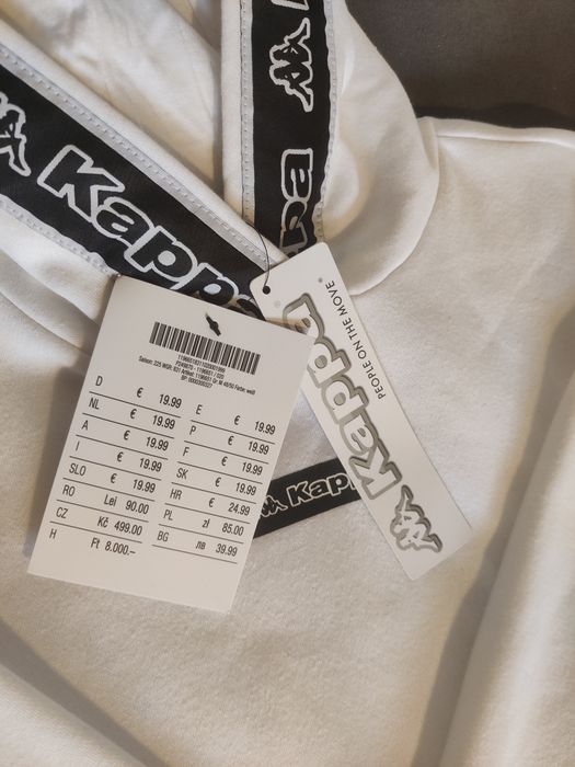Nowy Kappa sweter Bluza z kapturem