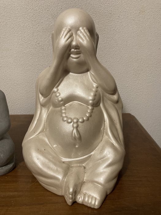 Buda cego buda de porcelana