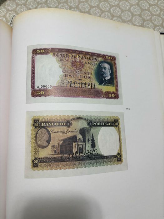 Papel Moeda em Portugal(Edição limitada a 5000 exemplares)
