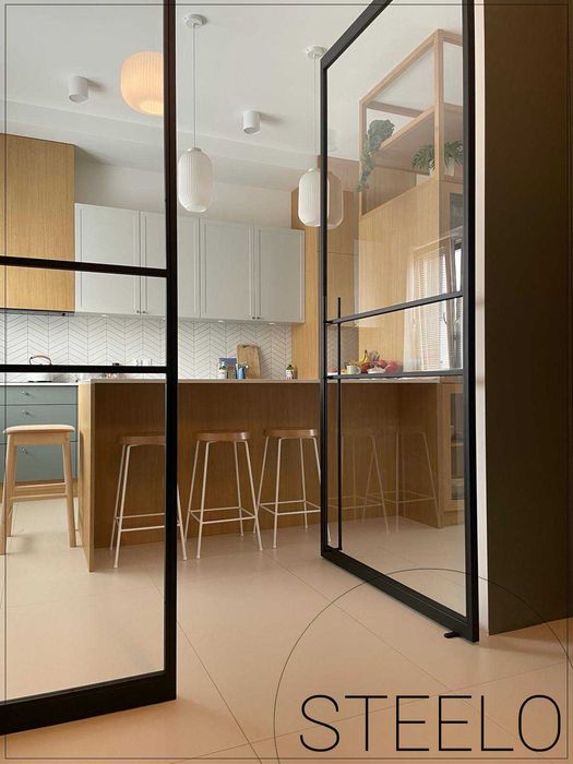 Drzwi loftowe, pivotowe, przesuwne. #Crittall #industrial #loft
