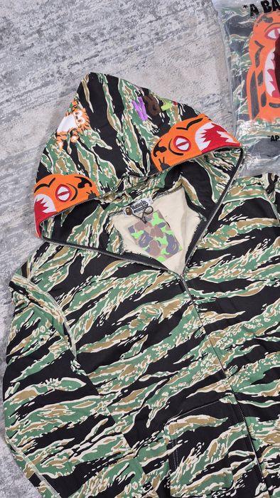 Кофта Варе Зипка А Bathing Ape Bapel Зип-Худи Бейп І Варе Tiger Кофта Худи Bape Tiger Camo Gray