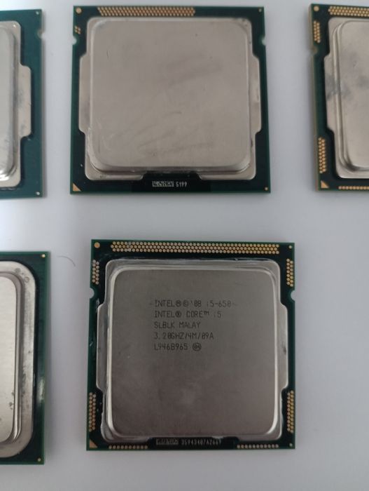 5 processadores intel