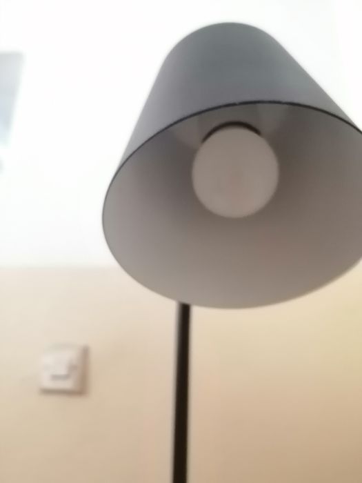 Lampa stojąca, podłogowa, czarna - SPRAWNA