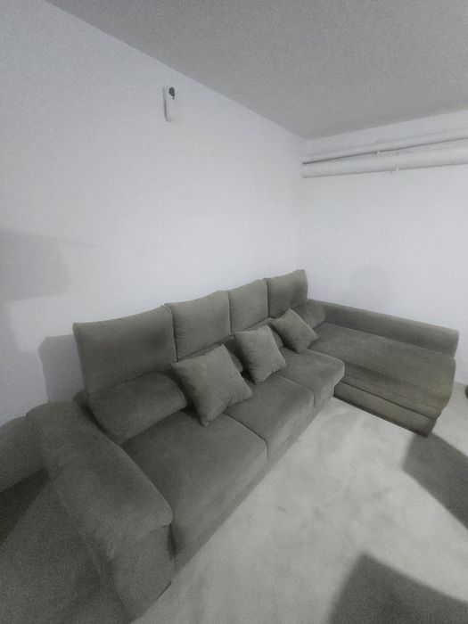 Sofá Chaise Longue (3 lugares + chaise) c/ 3 almofadas