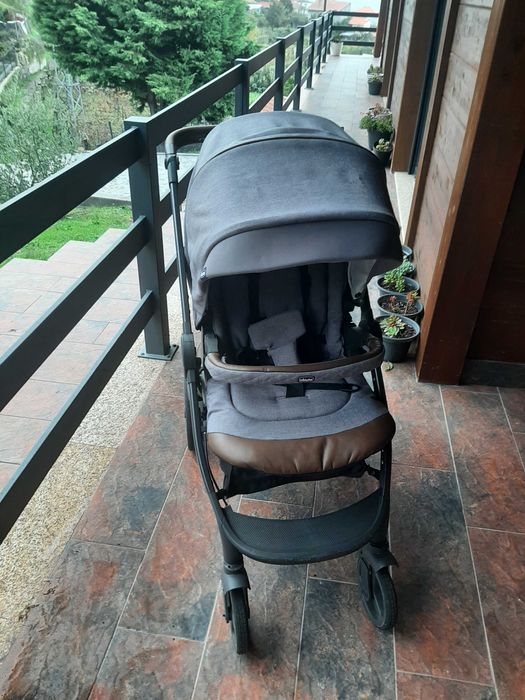 Conjunto Carrinho Trio Style Go Up Crossover Cool Grey + IsoFix