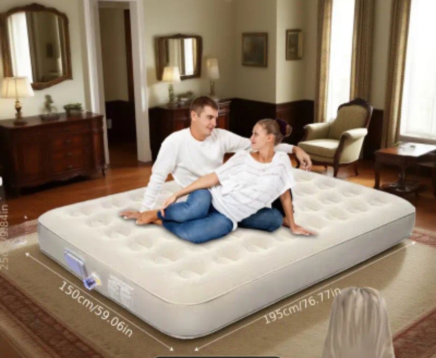 Materac samopompujący i wypompujący