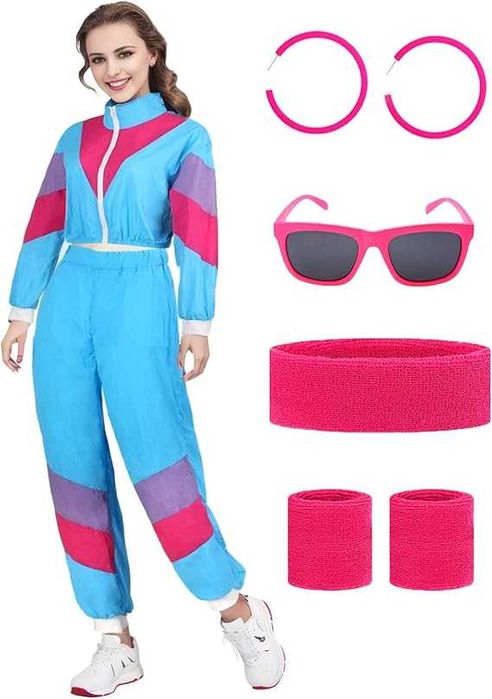 Strój dresiarz lata 80 90, dres vintage retro, dresiara, dres XXL