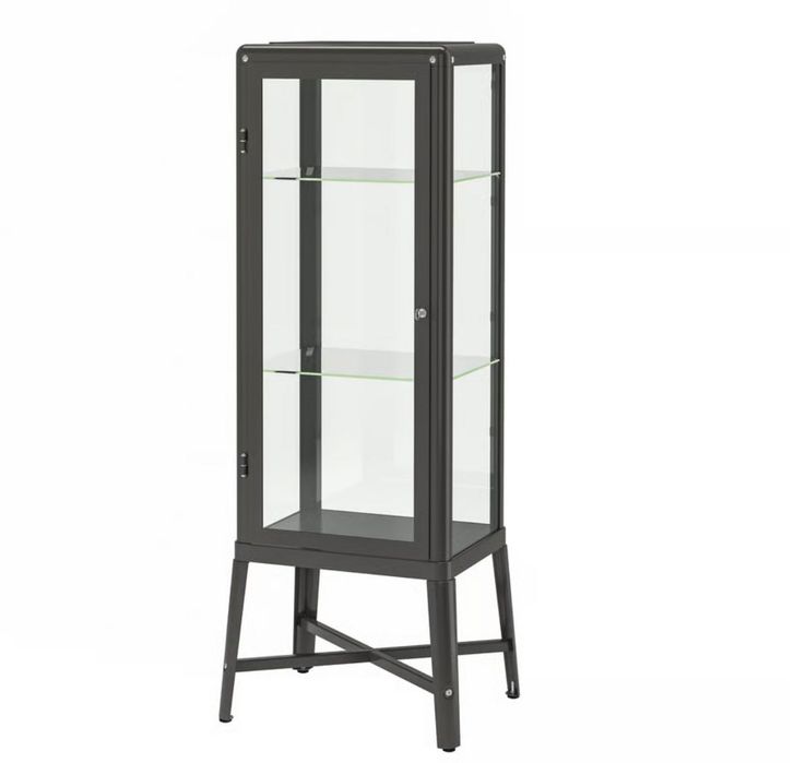 IKEA fabrikor witryna mała szara