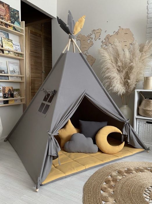 Вігвам однотонний дитячий. Намет. Халабуда . Палатка.