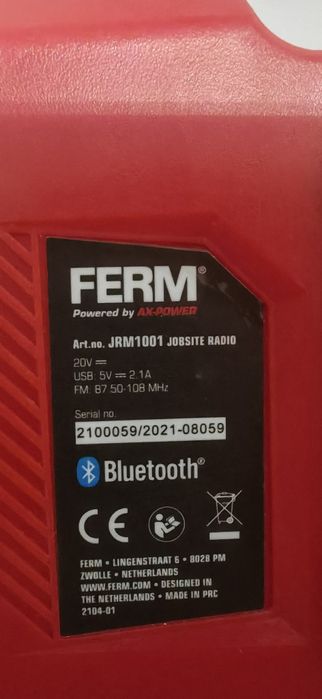 Radio budowlane FERM