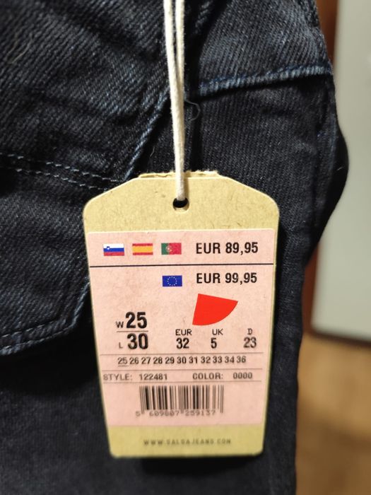 Calças Salsa NOVAS SEM USO