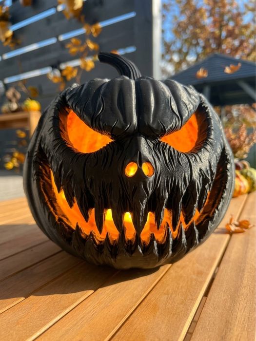 Mroczna Dynia Halloween Druk 3D / Spooky 3D Printed Pumpkin