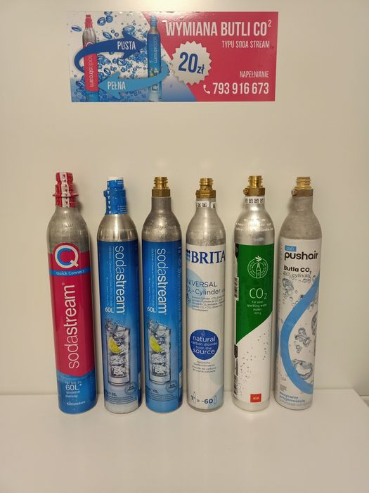 Wymiana butli-naboi Sodastream Bemowo -możliwa dostawa