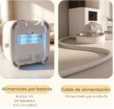 Comedouro duplo automatico wifi para cao ou gato