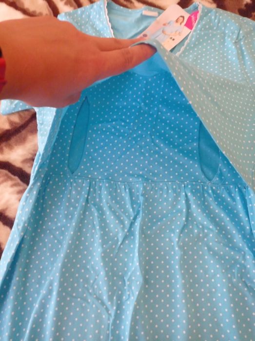 Нічна сорочка для годуючих мам