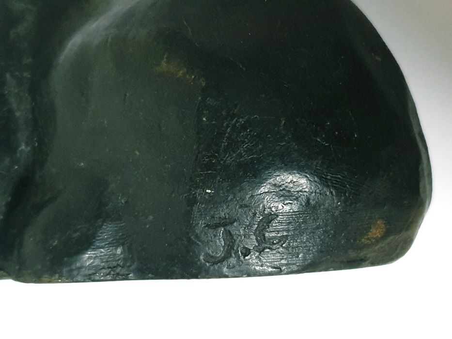 Conjunto de 3 esculturas de ursos em bronze assinadas