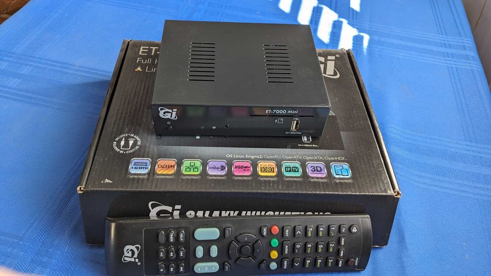 Супутниковий тюнер Galaxy Innovations GI ET7000 Mini, стан відмінний