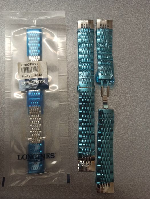 Bransoleta Longines evidenza stalowa damska i męska 19mm