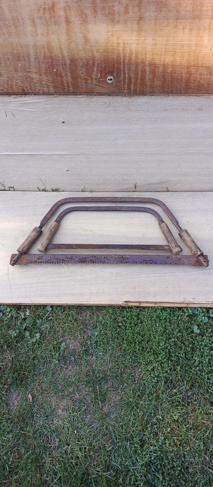 Stara ręczna piła do drewna komplet dwie sztuki