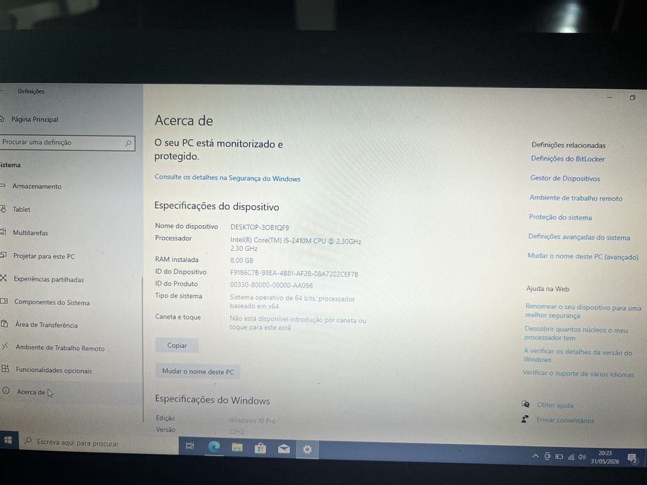 Lap top Sony VAIO VPCEG17FB  ótimo estado com carregador