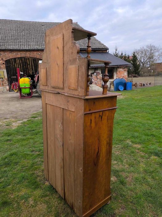VERTIKO EKLEKTYCZNE A-N STARA bieliźniarka z nadstawką i lustrem