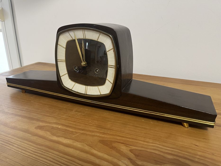 Zegar kominkowy Mauthe, stary, bdb.