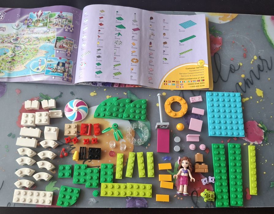 Klocki lego friends 41090 ogrodowy basen Oliwii