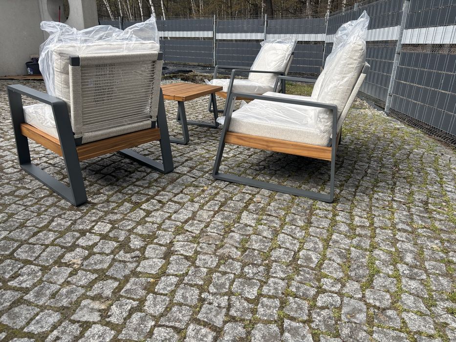 Komplet ogrodowy na taras balkon