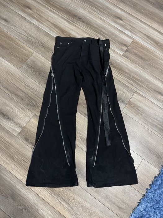 rick owens flared jeans