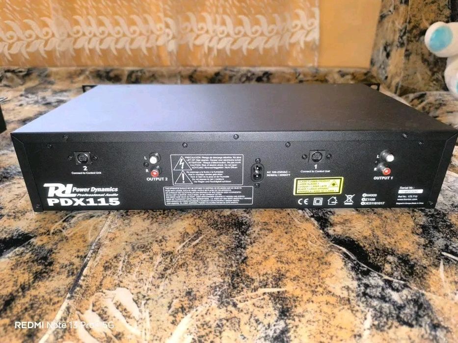 Power Dynamics PDX115. Новий! Audio CD/ MP3 CD / 2-USB /2- SD  card.