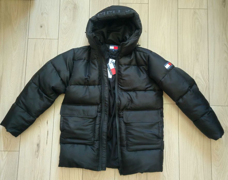 Tommy Jeans TJM VOLUMINOUS PUFFER JCKT - Kurtka Zimowa Czarna
