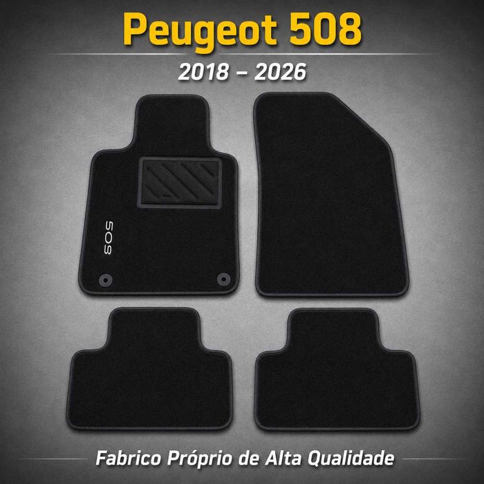 4 Tapetes - Peugeot 208/308/508/2008/3008