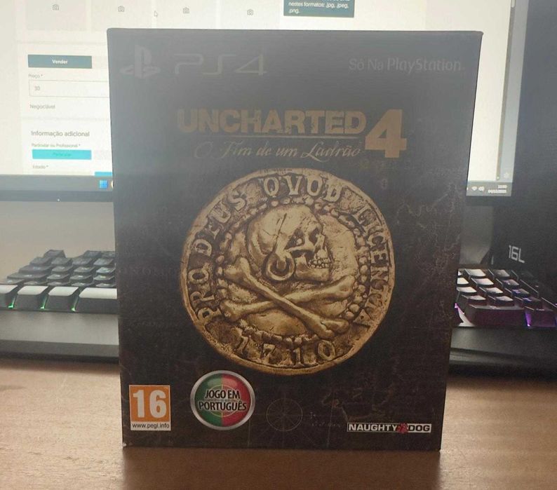 Ps4/Ps5 Jogo Uncharted 4 - O fim de um ladrão