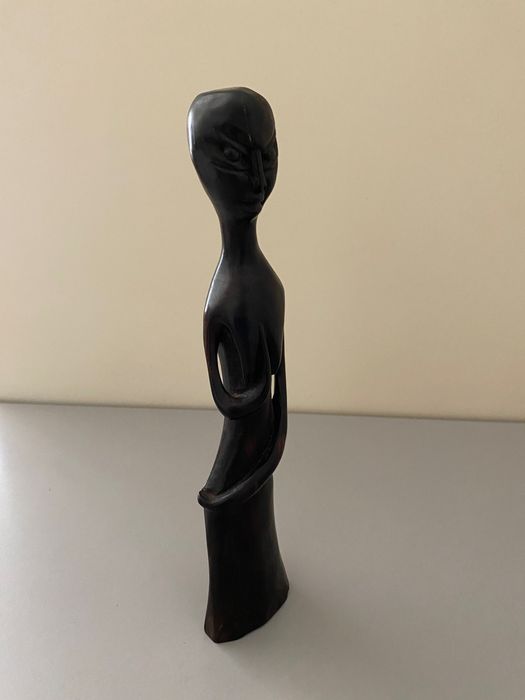 Escultura em madeira, origem Moçambique