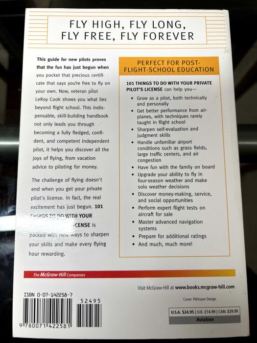 Livro - 101 Things To Do With Your Private Pilot's License (inglês)64398425236225121