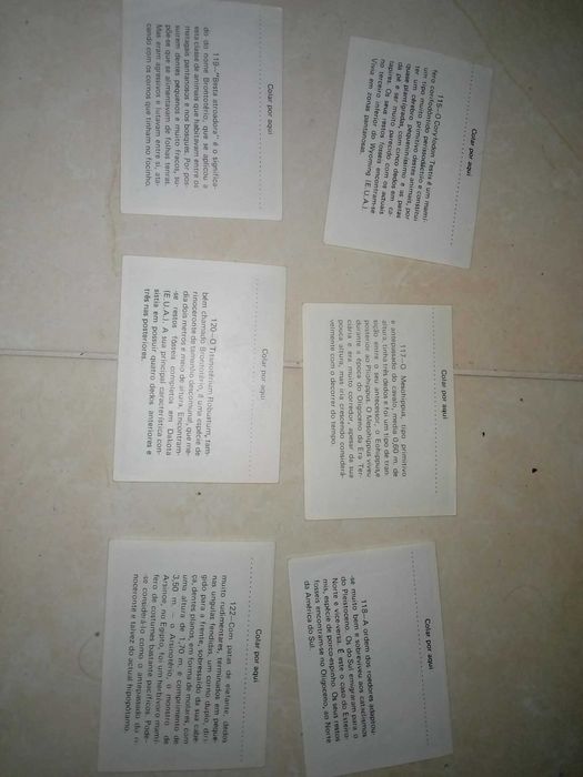 cromos história do homem anos 70