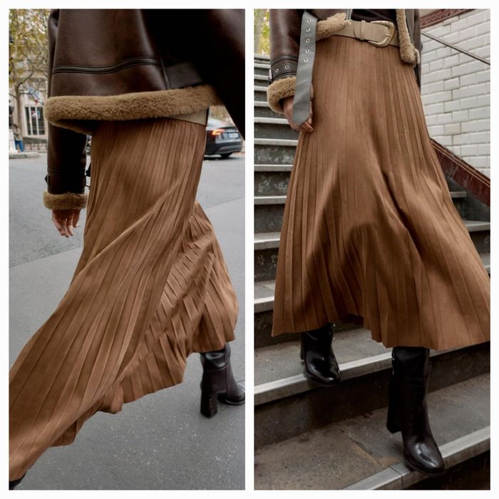 Нова крутезна замшева спідниця Zara